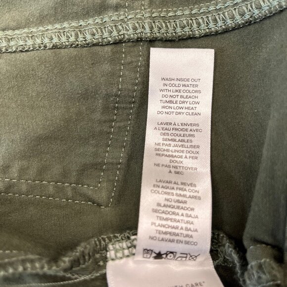 Good American Fit For Success Jumpsuit Size S Olive Green Cotton Stretch - Picture 14 of 15